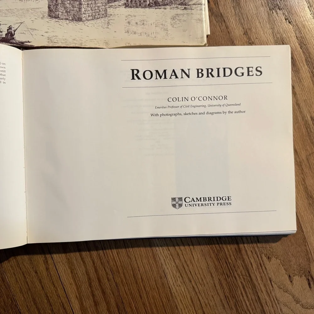 Roman Bridges by Colin O'Connor (1993, Hardcover) 1st Ed Cambridge Univ. Press‎